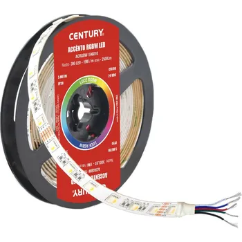 LED páska CENTURY LED pásek ACCENTO PRO 19.2W 60 led/m 96W RGB+4000K 2500Lm Ra80 120d IP20 24VDC CEN ACRGBW-196010