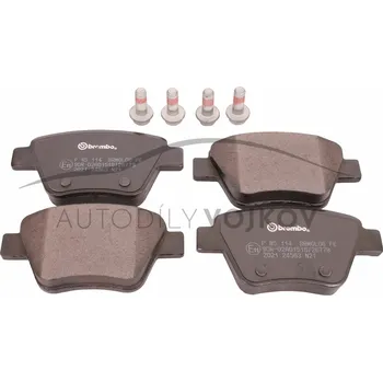 Brzdová destička Zadní brzdové destičky brembo Seat Altea 1.8 TFSI