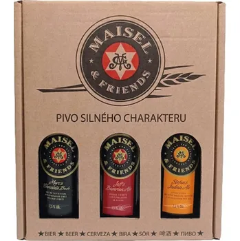 Pivo MAISEL & FRIEND Jeffs 3x 0,75 l sklo - německé pivo (CHOCO,Ale,IPA )