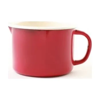 Olymp, Elegant Bordó, smaltovaný hrnek s výlevkou 12 cm, 1 l