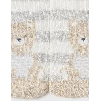 Mayoral Protiskluzové ponožky Mayoral 9423 Velikost: 6 měsíců, barva: béžová