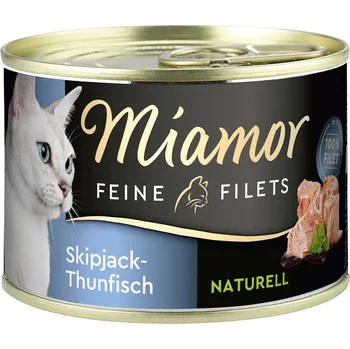 Krmivo pro kočku Miamor Feine Filets Naturelle, skipjack - tuňák, 156g plechovka 24 × 156 g