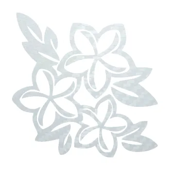 Samolepící dekorace SAMOLEPKA Květina dekor 032 pravá (51 - 3D karbon bílý) NA AUTO, NÁLEPKA, FÓLIE, POLEP, TUNING, VLASTNÍ TEXT, TISK, AUTOSAMOLEPKY.cz, POLEPY, OBRÁZEK, LOGO, SAMOLEPKY