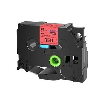 Pásek do tiskárny Kompatibilní páska Brother TZ-441 / TZe-441, 18mm x 8m, černý tisk / červený podklad