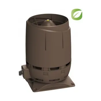 Domácí ventilátor Vilpe Vilpe ECO 110S Flow + montážní deska 300x300 mm Střešní ventilátor hnědá