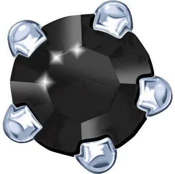 Náušnice Náušnice Claw Set JET Estelle