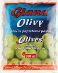 Giana Olivy plněné paprikovou pastou…