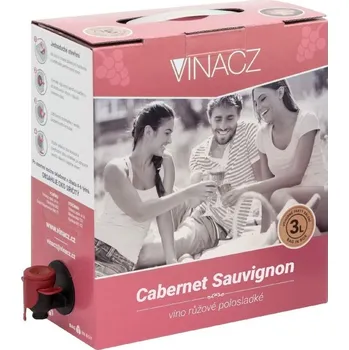 CABERNET SAUVIGNON ROSE polosladké BiB 3 l - VINACZ