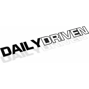 Samolepicí dekorace na vozidlo Samolepka DailyDriven - 25x2,6