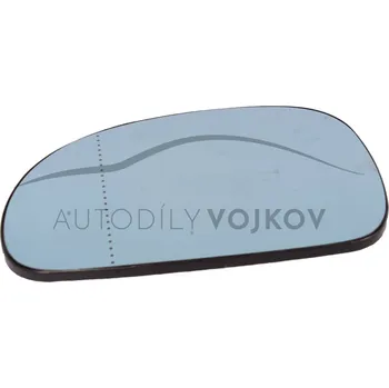 Auto zrcátko Levé sklo zpětného zrcátka s plastovým držákem (vyhřívané) Peugeot 406
