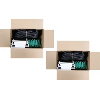 Stavební profil sada těsnění a klínů do AL profilu délky 5 m - pro sklo 17,52 mm