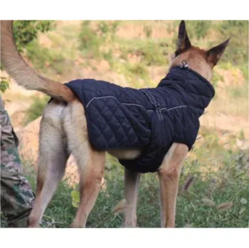 Obleček pro psa PET ARTIST Voděodolný zimní zateplený obleček pro střední a velké psy - černý Velikost: XS
