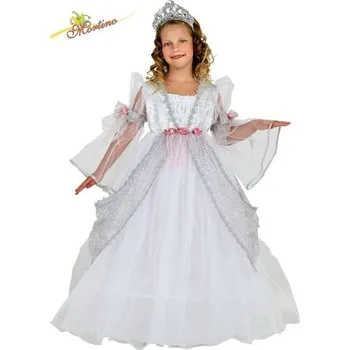 Karnevalový kostým MORTINO GR Dětský kostým Ledová Královna Deluxe 128 cm - 8 let