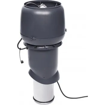Domácí ventilátor Vilpe Vilpe E220P / Ø160 / 500 Střešní ventilátor šedá