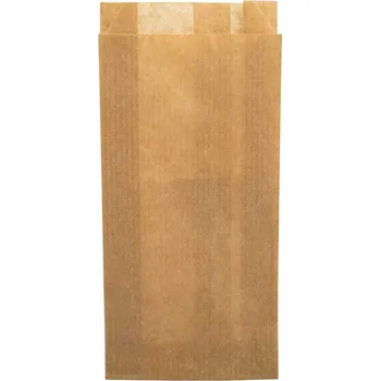 Sáček na potraviny sáček papírový 180x80x430 mm - hnědý (1000 ks/balení)