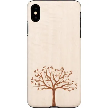 Pouzdro na mobilní telefon Pouzdro MAN&WOOD SmartPhone iPhone XS Max jabloň černá