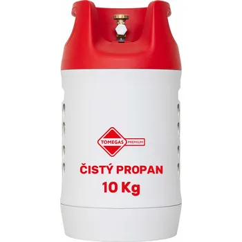 plynová lahev Premium Čistý Propan 10kg kompozit TOMEGAS