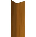 NOVÁK Rohová lišta 20x20 PVC buk tmavý, 2,9m AAORD 202004