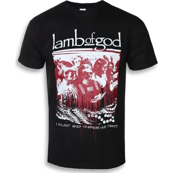 Pánské tričko Tričko metal pánské Lamb of God - Enough Is Enough - ROCK OFF - LAMBTS05MB - M