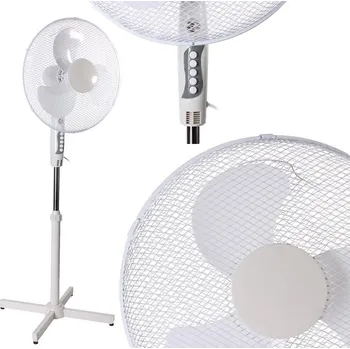 Domácí ventilátor PROCOMM Stojanový ventilátor W-002 Bílá