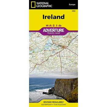 National Geographic Maps mapa Ireland (Irsko) 1:385 t. NG voděodolná