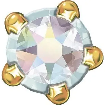 Náušnice Náušnice Claw Set Crystal AB Gold Estelle