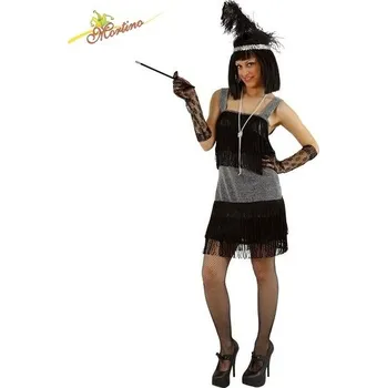 Karnevalový kostým MORTINO GR Dámský kostým Charleston Deluxe Fashion XXL (50/52)