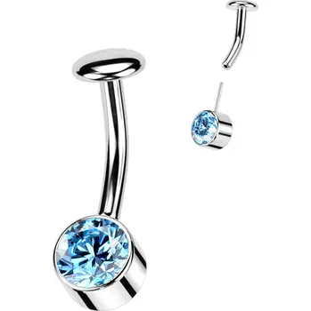 Piercing Šperky4U PUSH IN piercingu do pupíku TITAN - TIT1229-Q