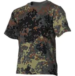 Tričko dětské 100% bavlna flecktarn velikost 146/152