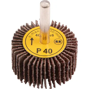 Brusný kotouč Graphite Brusný kotouč lamelový na stopce 40x20 mm K40