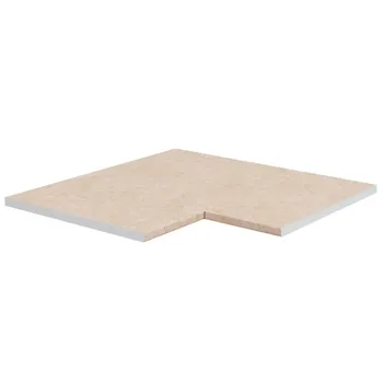 Kuchyňská pracovní deska Kuchyňská rohová pracovní deska 88 x 60 x 2,8, 28 x 60 x 2,8 cm béžový mramor