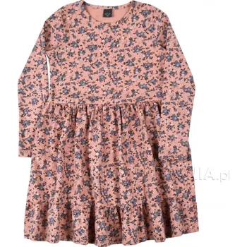 Kojenecké šaty Dívčí šaty s dlouhým rukávem Atut růžové 869 2025 Velikost: 128, Barevná varianta: Růžová