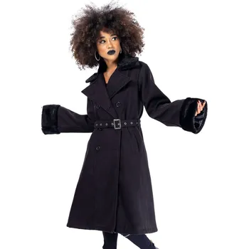 Dámský kabát kabát dámský ROCKABELLA - NESTA - BLACK - XXL