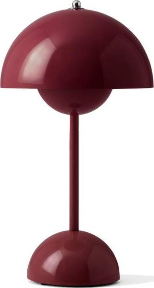 &Tradition Přenosná lampička Flowerpot VP9, dark plum