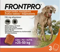 Frontpro Žvýkací tablety pro psy 136 mg 25-50 kg 3 tbl.