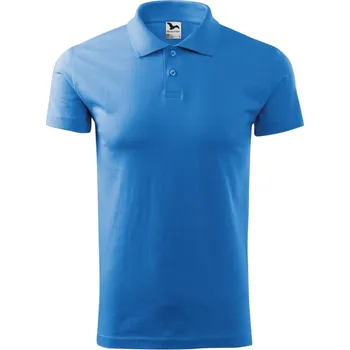 Pánské tričko Single J. polokošile pánská M azurově modrá