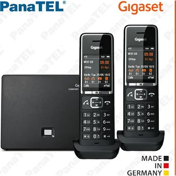 Stolní telefon Gigaset Comfort 550 IP DUO ☎ VoIP + Pevná linka ✓2 sluchátka ✓Hlasitý telefon ✓Velký LCD