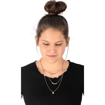 Souprava šperků Náhrdelník KAVYA stříbrný