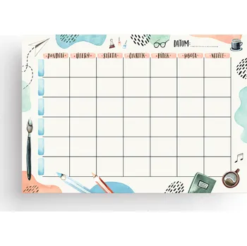 Kalendář Chaukiss Rodinný týdenní plánovač