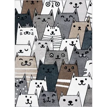 Koberec Dywany Łuszczów Dětský kusový koberec Fun Gatti Cats multi Rozměry koberců: 160x220