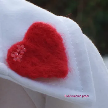 Brož Červené srdce I. - brož