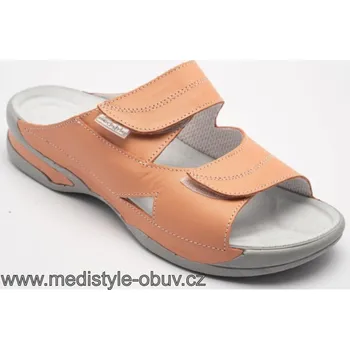 Dámská zdravotní obuv MEDISTYLE LUCY 5L-E18/1 pantofel oranžový, oranžová - 40