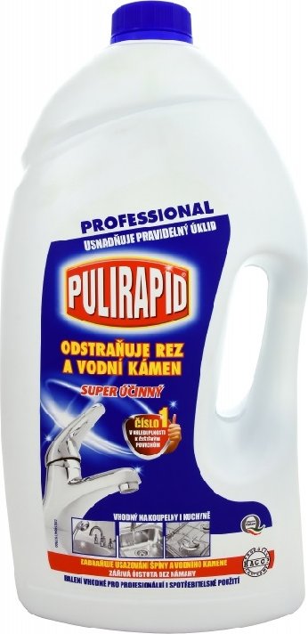 Pulirapid Professional na vápenaté usazeniny, rez a vodní kámen 5