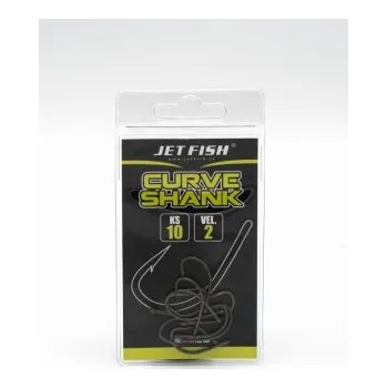 Rybářský háček Jet Fish Háčky Curve Shank 10 ks Počet kusů: 10ks, Velikost háčku: #2