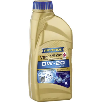 Motorový olej RAVENOL VSE 0W-20 USVO® 1L (Syntetický motorový olej Ravenol VSE 0W-20)