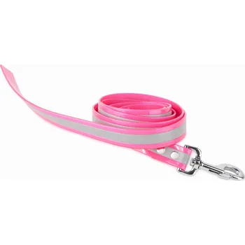 Vodítko pro psa FIREDOG BioThane Vodítko Reflect 25mm 1m Barva: Růžová