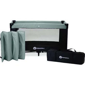 Dětská postýlka Petite&Mars Koot 2v1 120 x 60 cm Iron Green