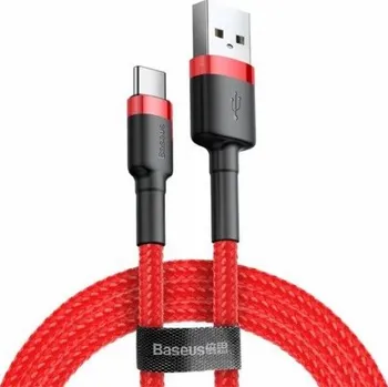 Datový kabel Baseus Cafule kabel USB-C 2A 2m (červený)