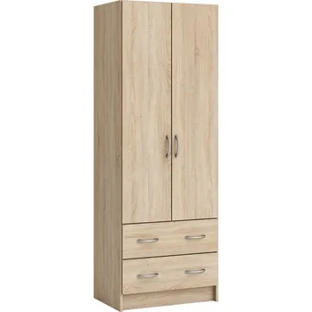Šatní skříň Skříň policová se šuplíky Ideál dub sonoma 61cm