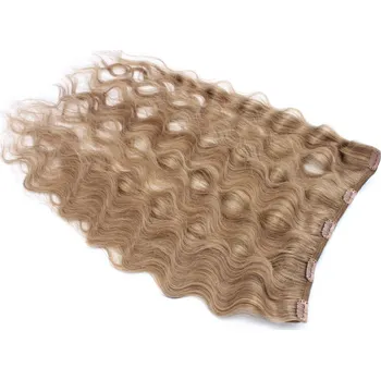 Příčesek Clip pás 60cm vlnitý - světle hnědá